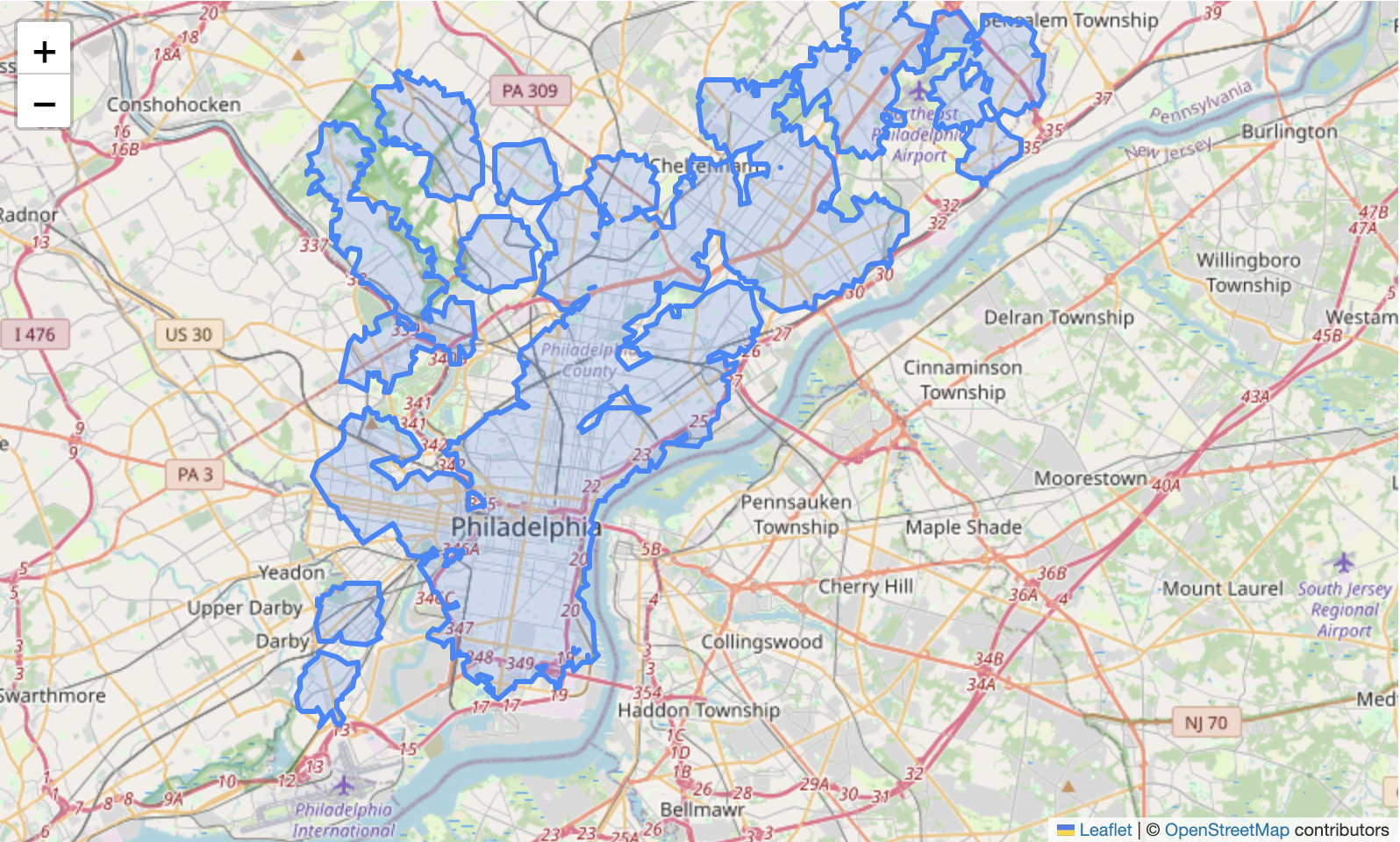 Mapping Access to Banks in Philadelphia